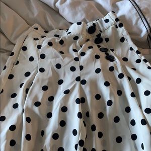 Polka dot coulottes